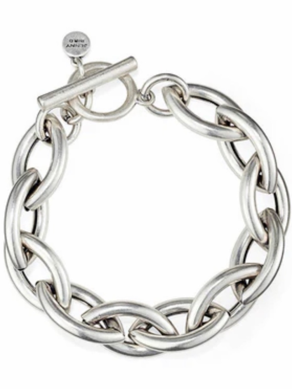 Jenny Bird Chunky Silver Toggle Chain Bracelet
